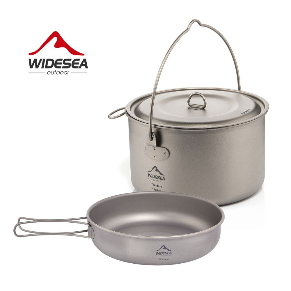 Kitchen Baking Pan Set - Widesea посуда для кемпинга, титановый набор
