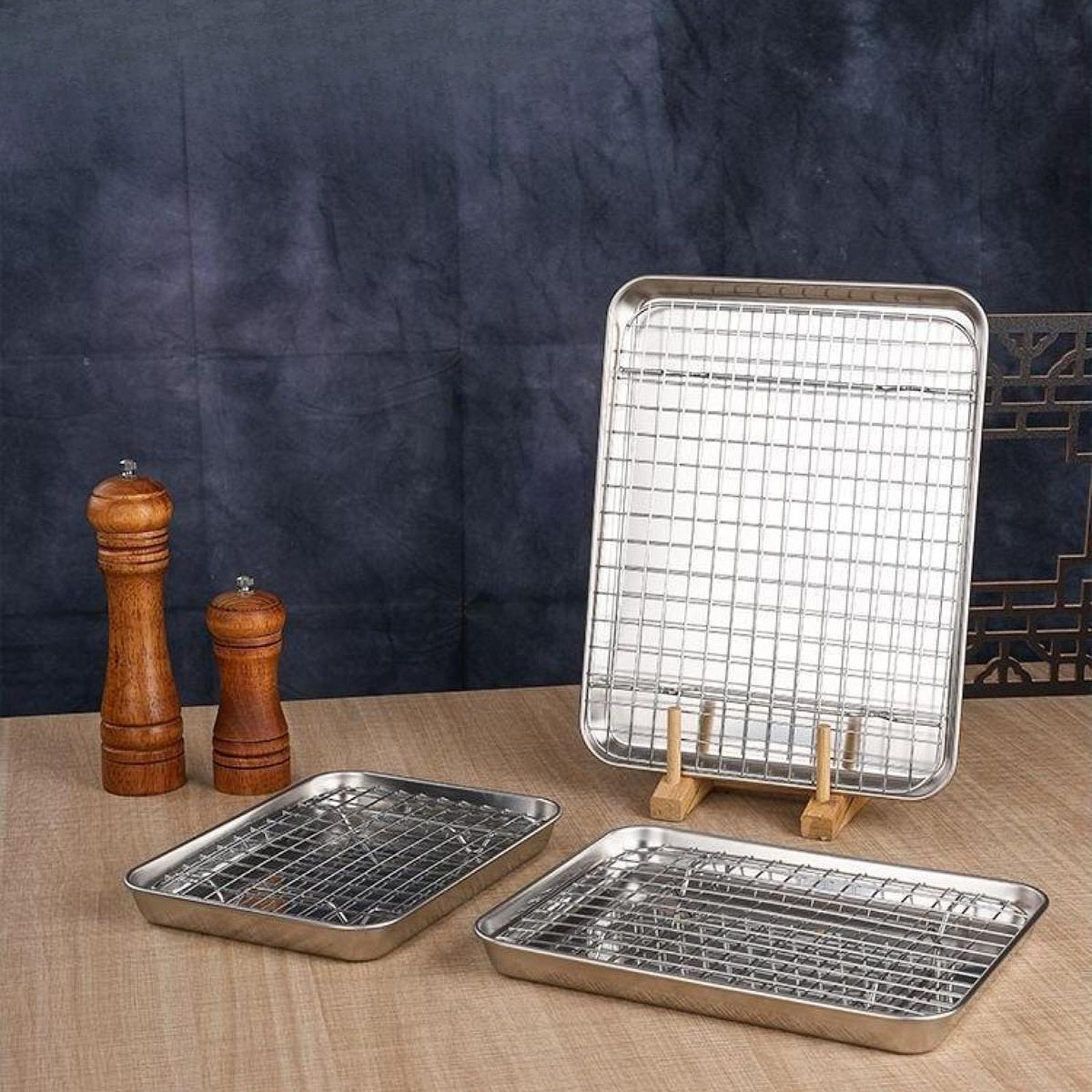 Kitchen Baking Tray Set - Противень для выпечки с решеткой для