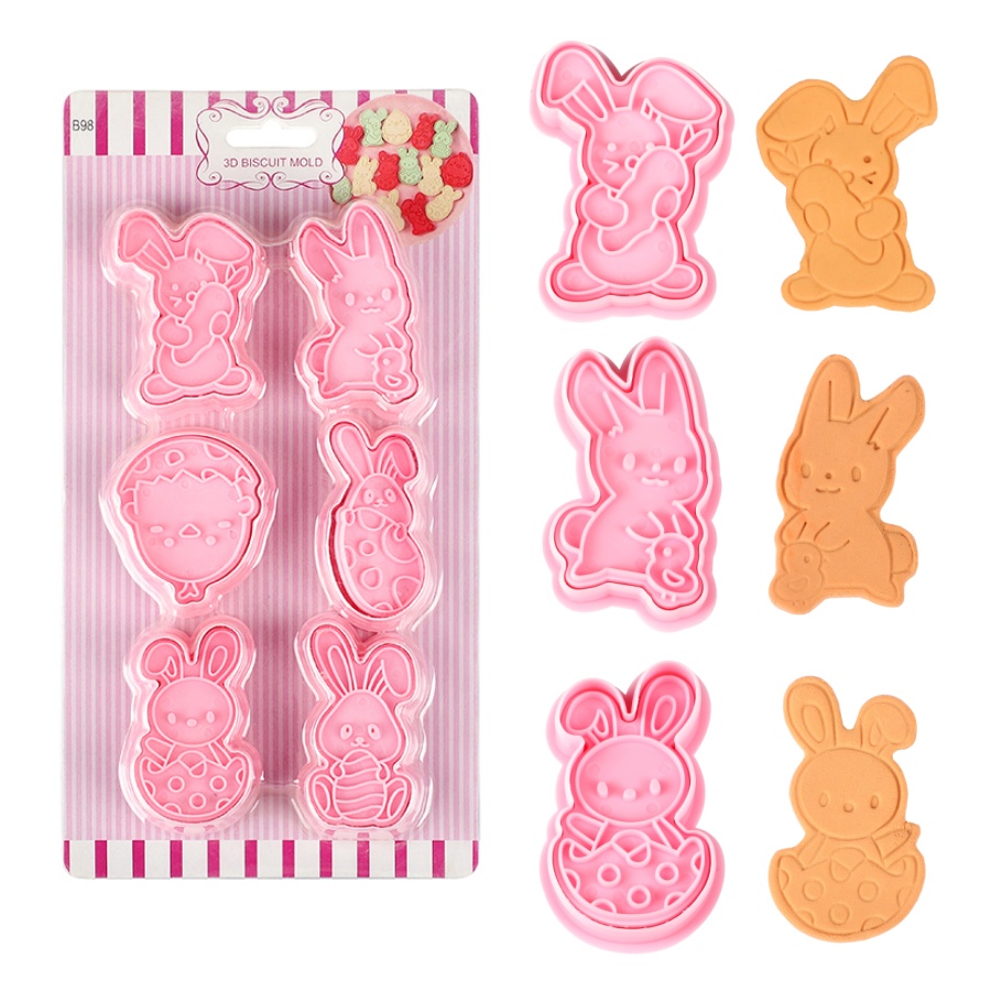 Kitchen Baking Decor - 6 шт./компл., формочки для печенья с