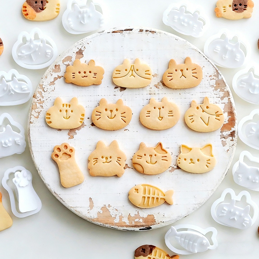 Kitchen Appliances For Baking - Формочки для печенья «Милые котята» DIY: