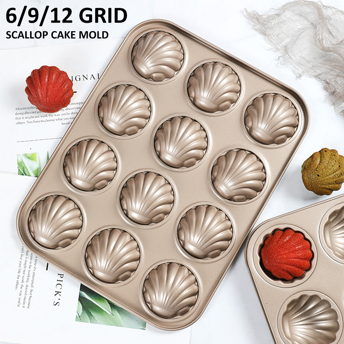 Kitchen Appliances For Baking - Форма Madeleine в форме ракушки, форма