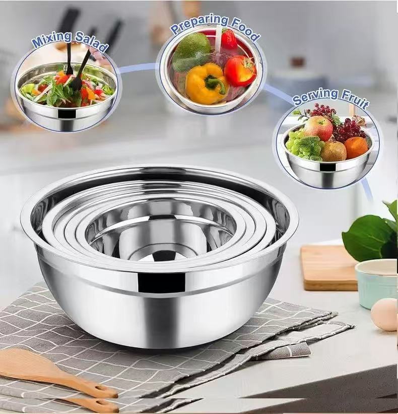 Набор утолщенных мисок из нерж – обзор и цена Kitchen Baking Kit