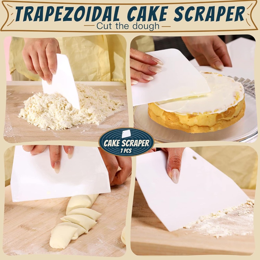 Набор из 7 предметов: скребки  – обзор и цена Kitchen Baking Kit