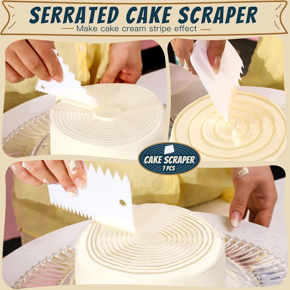 Набор из 7 предметов: скребки  – обзор и цена Kitchen Baking Kit