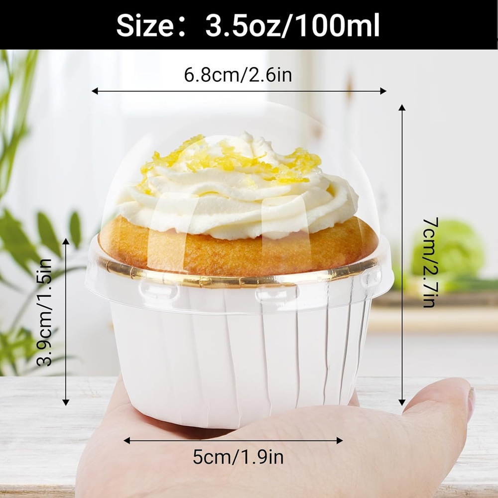 50 шт., бумажные обертки для к – обзор и цена Kitchen And Baking Tools