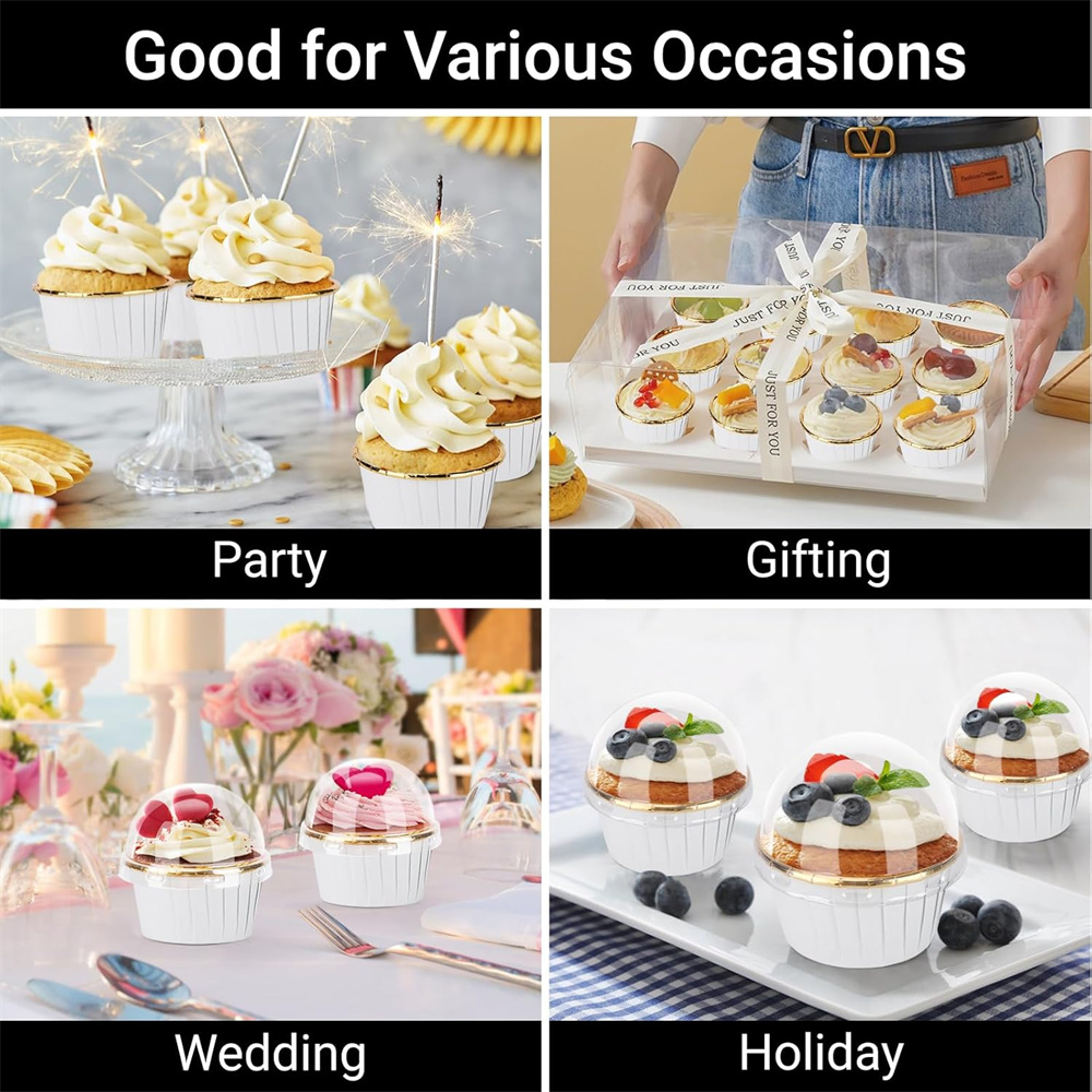 50 шт., бумажные обертки для к – обзор и цена Kitchen And Baking Tools