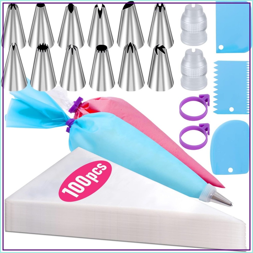 Набор из 100 одноразовых конди – обзор и цена Decorating Tip Set
