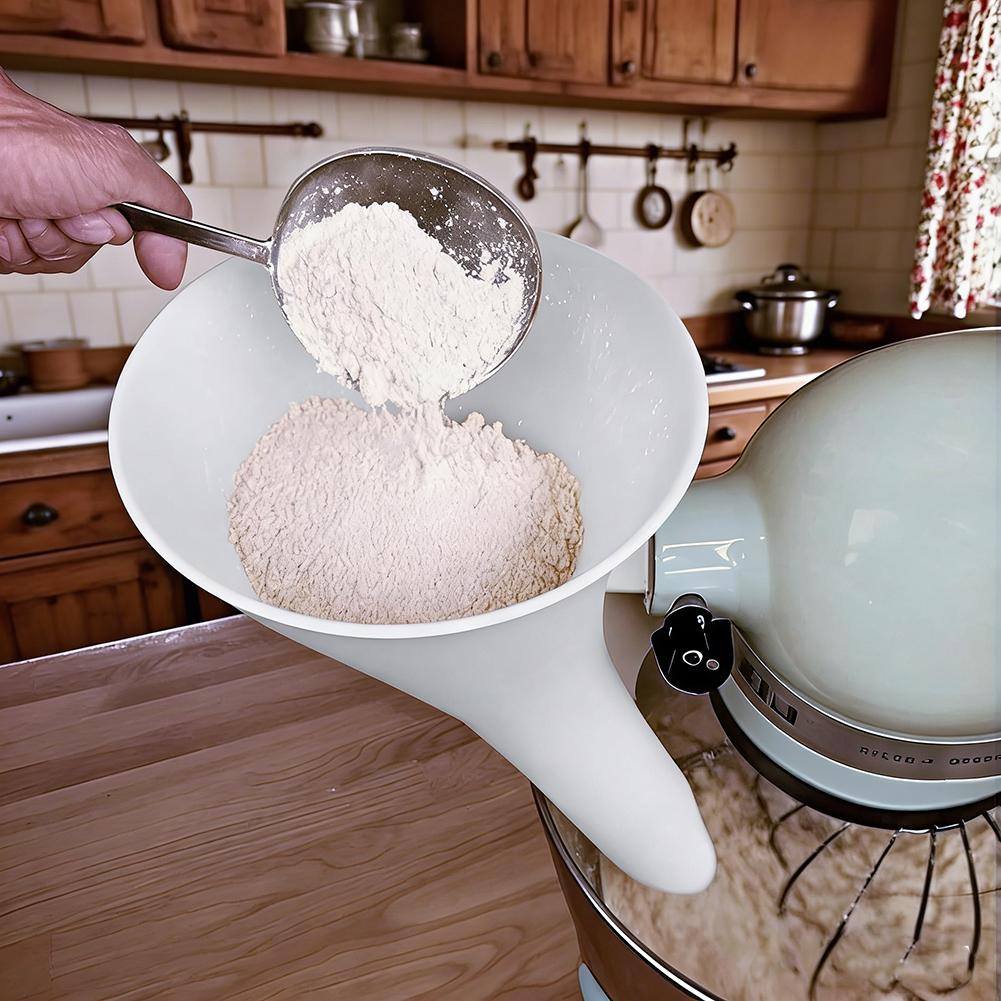 Воронка для муки с защитой от  – обзор и цена Kitchen Baking Mixer