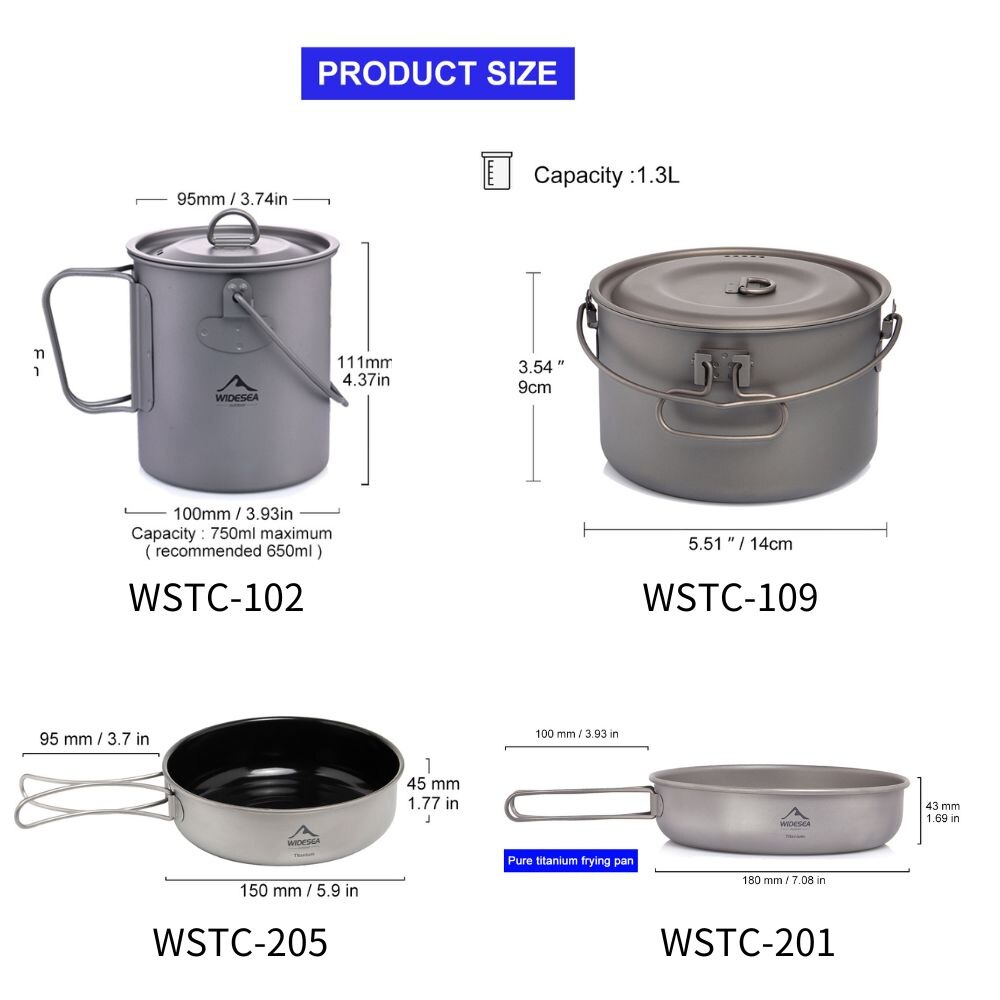 Widesea посуда для кемпинга, т – обзор и цена Kitchen Baking Pan Set
