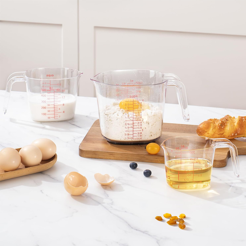 Набор прозрачных мерных стакан – обзор и цена Kitchen Baking Kit
