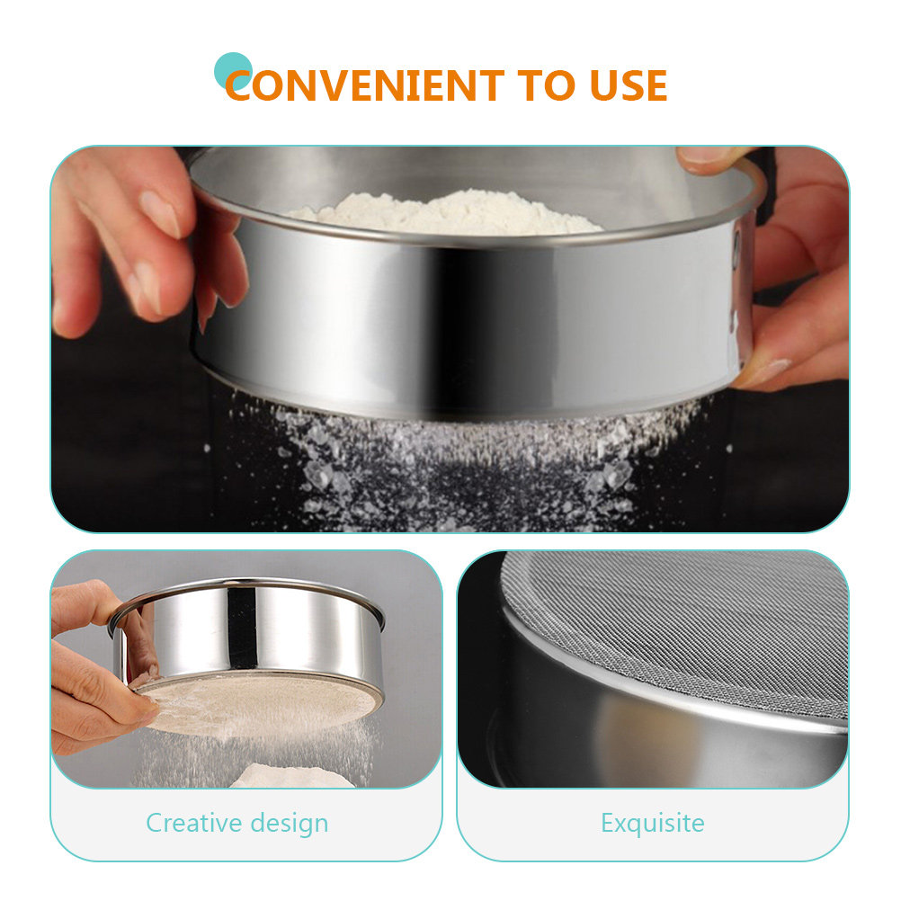 Набор из 3 сит для муки из нер – обзор и цена Baking Powder Kitchen