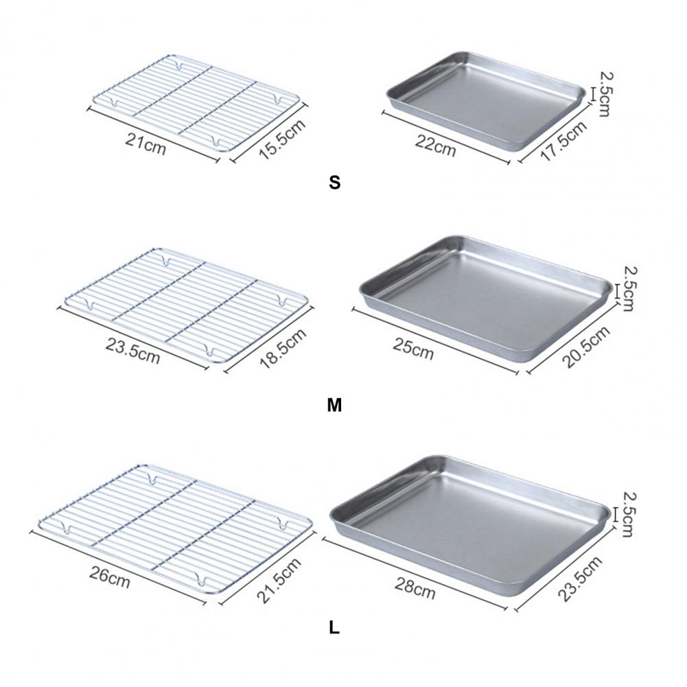 1 комплект, форма для выпечки  – обзор и цена Kitchen Baking Tray Set