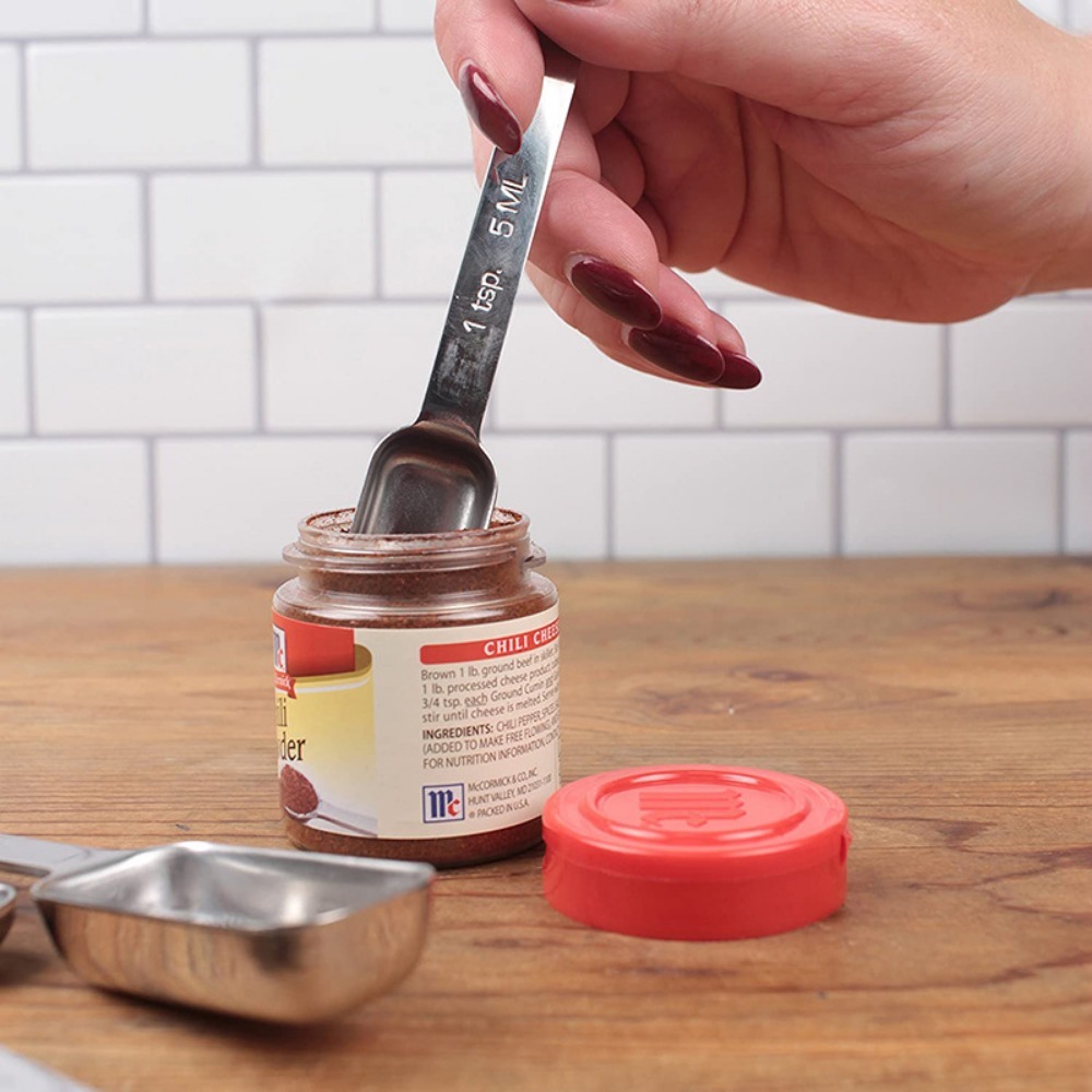 6 шт., мерные ложки из нержаве – обзор и цена Baking Powder Kitchen