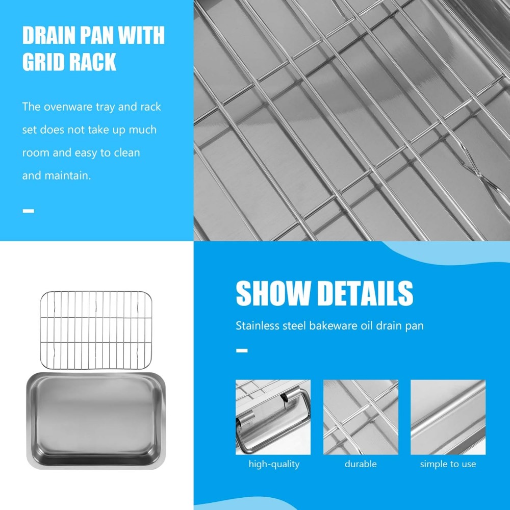 Жестяное олово для обжарки из  – обзор и цена Kitchen Baking Tray Set
