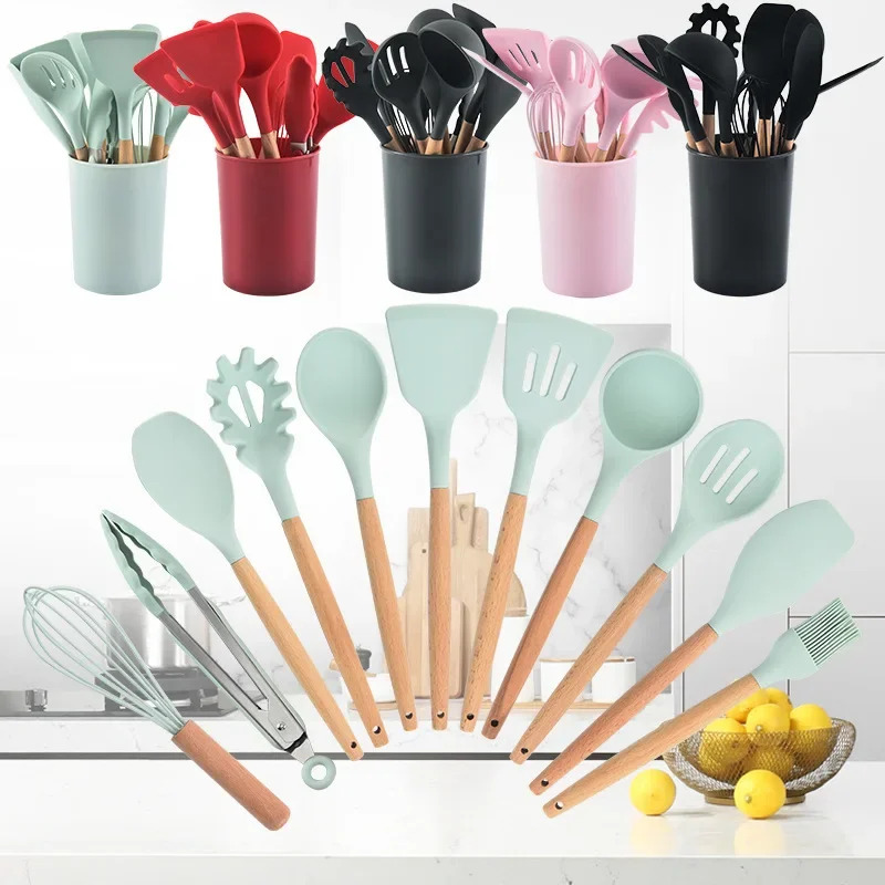 Набор из 12 предметов, силикон – обзор и цена Kitchen Baking Pan Set